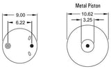 Torque TR9781 Air Spring for Freightliner Trucks Replaces Firestone W01-358-9781 & Goodyear 1R12-603 (TR9781)