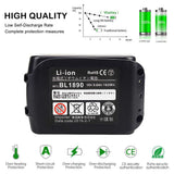 Waitley BL1830 18V 9.0Ah Replacement Battery Compatible with Makita BL1840 BL1850 BL1860 BL1890 LXT Lithium-Ion Battery Tools with LED Indicator