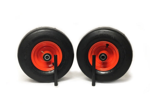 MowerPartsGroup (2) Kubota Pneumatic Wheel Assemblies 15x6.00-6 Fits ZD321, ZD323, ZD326, ZD331