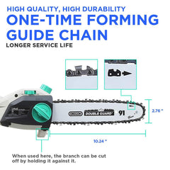 LiTHELi 40V 10 inches Cordless Pole Saw with 2.5AH Battery and Charger