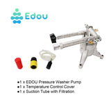 EDOU Gas Pressure Washer Pump Replacement 7/8'' Diameter Shaft Plunger Vertical Pump Axial Horizontal Pump Easy Start,2500 PSI 2.3 GPM