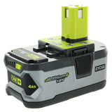 Ryobi P108 One+ 18V 4.0AH Lithium Ion Battery and P117 One+ Dual Chemistry Lithium Ion and NiCad Battery Charger (2 Piece Combo Set)(Bulk Packaged) (Renewed)