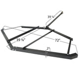 Titan Adjustable Tow-Behind ATV UTV Lawn Tractor Harrow Drag Pin-Style Hitch