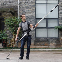 LOVHO 4000 psi Commercial Grade Telescoping Spray Wand for Pressure Washers with Belt (Black)