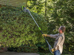 Earthwise CVPH43018 Corded 4.5 Amp 2-in-1 Convertible Pole Hedge Trimmer